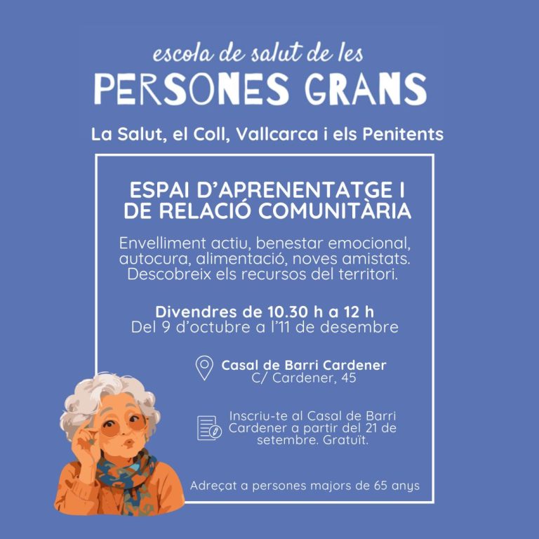 ESCOLA DE SALUT – TARDOR 2026