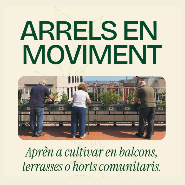 ARRELS EN MOVIMENT – SESSIÓ INFORMATIVA DE L’HORT PER A PERSONES GRANS