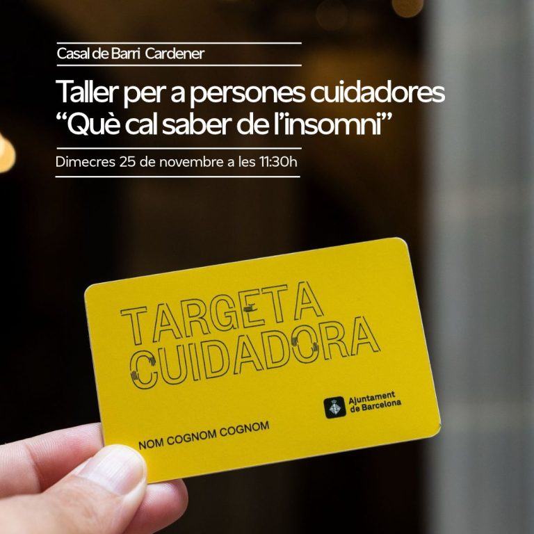TALLER – XERRADA: “QUÈ CAL SABER DE L’INSOMNI”